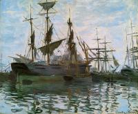 Monet, Claude Oscar - Ships in Harbor